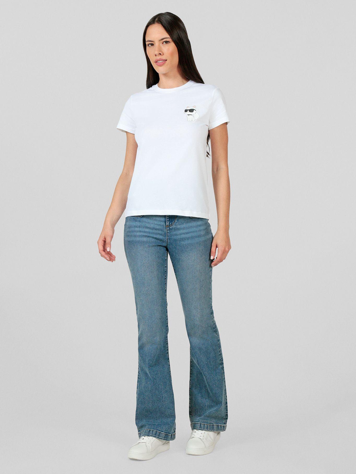 Polera ikon choupette Blanco Karl Lagerfeld-1