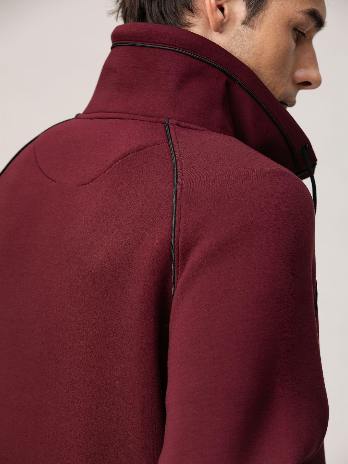 Chaqueta deportiva media cremallera y cuello alto Buro-3