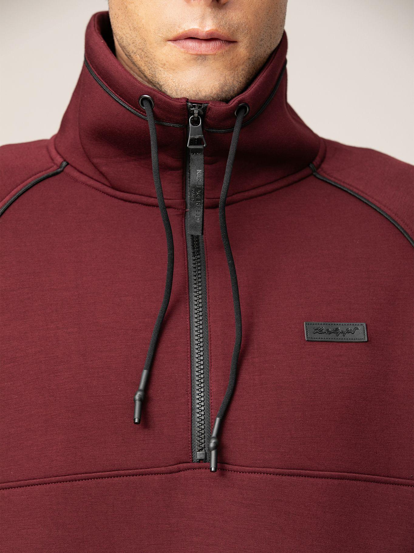 Chaqueta deportiva media cremallera y cuello alto Buro-4