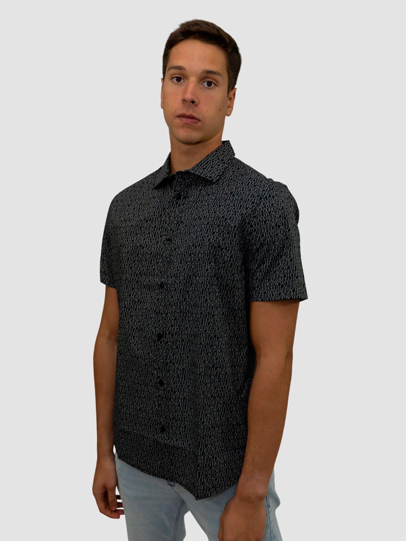 Camisa con estampado total-0