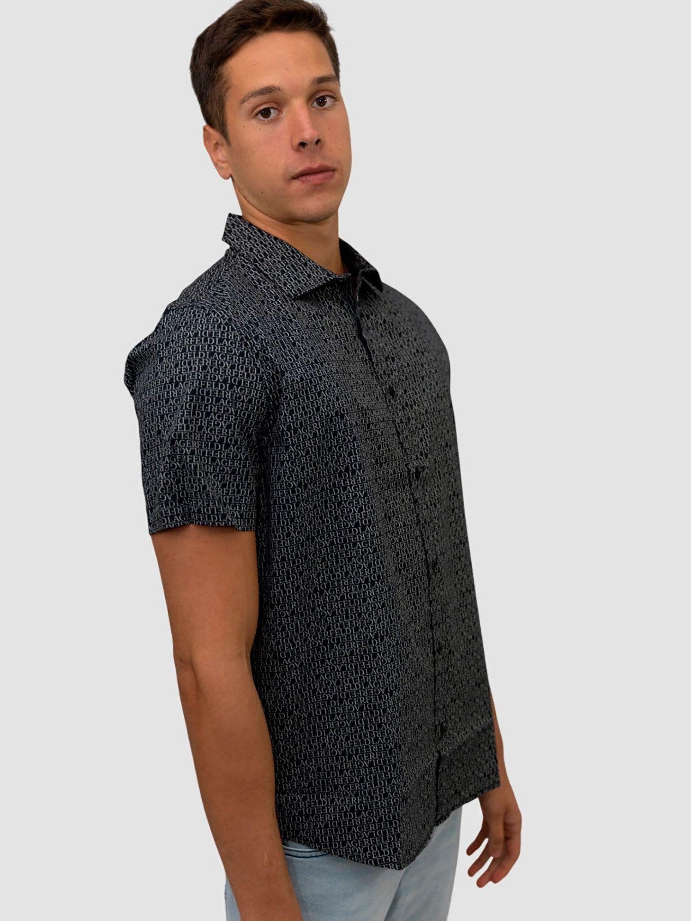 Camisa con estampado total-3