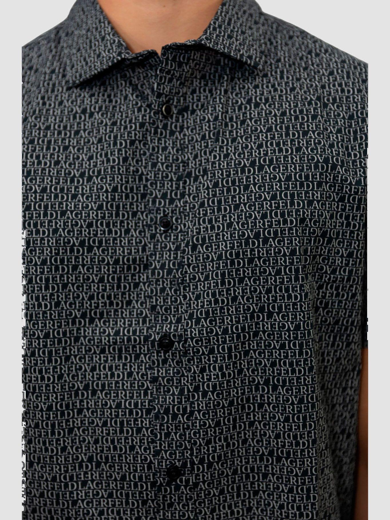Camisa con estampado total-4