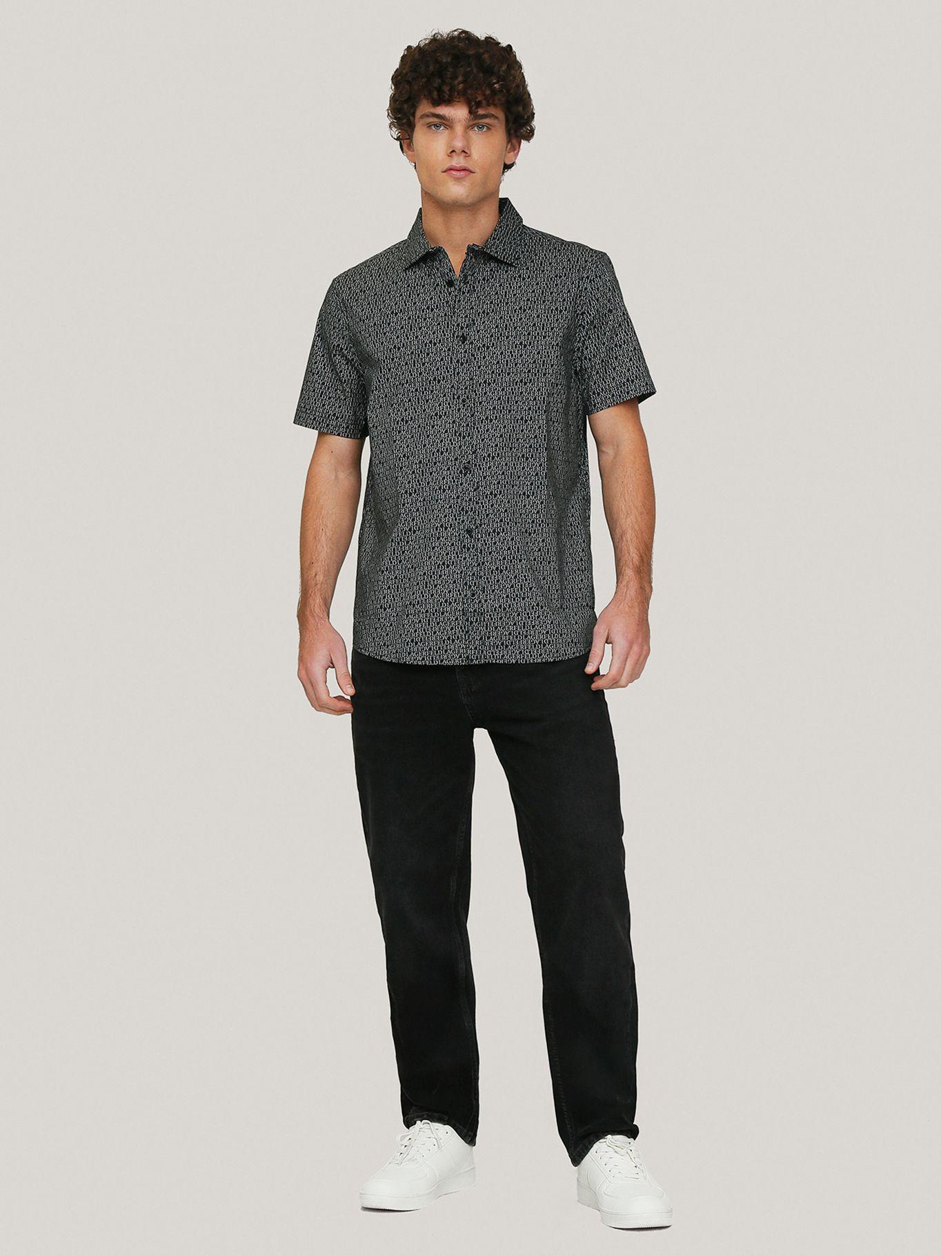 Camisa con estampado total-1