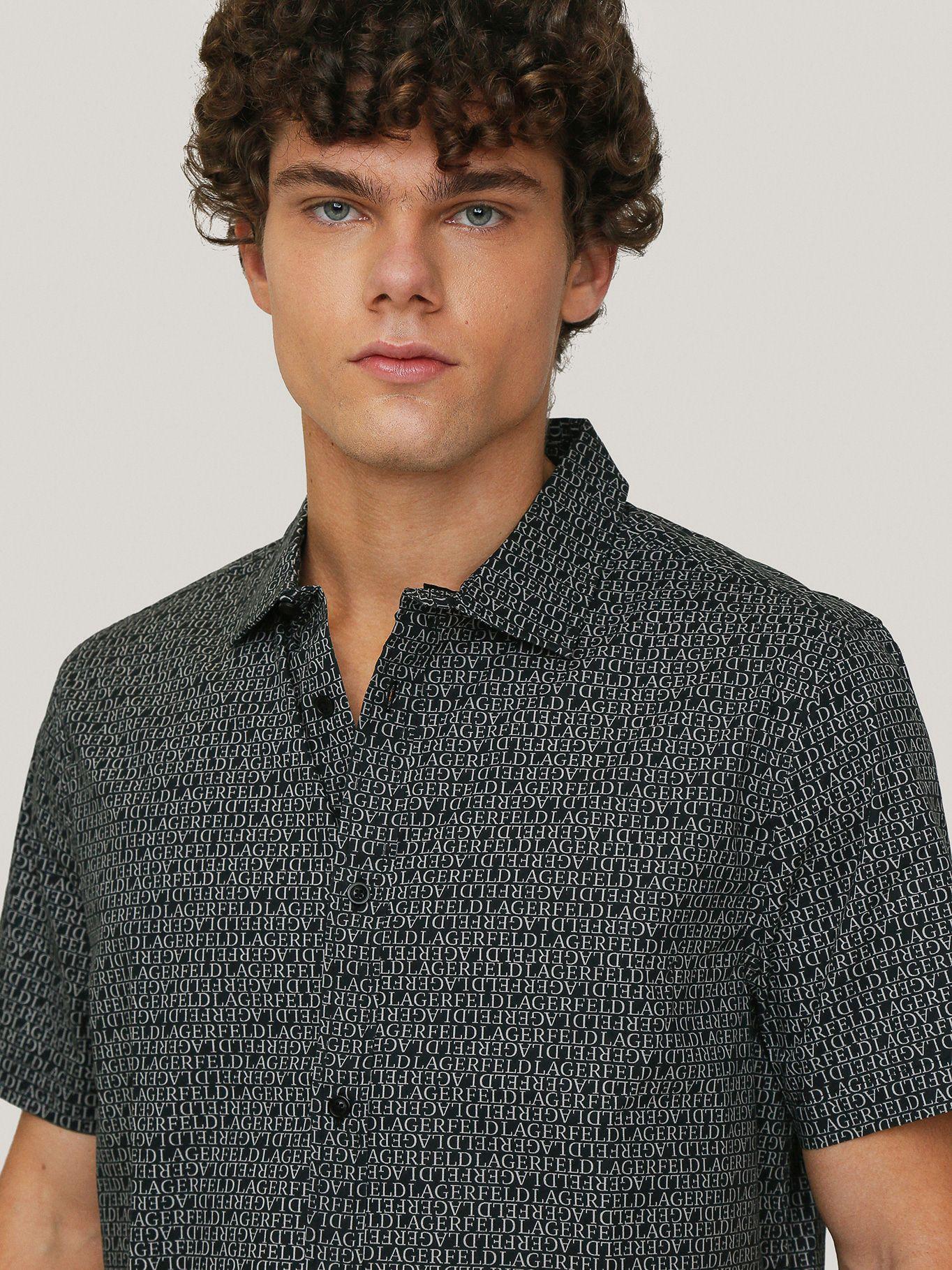 Camisa con estampado total-4