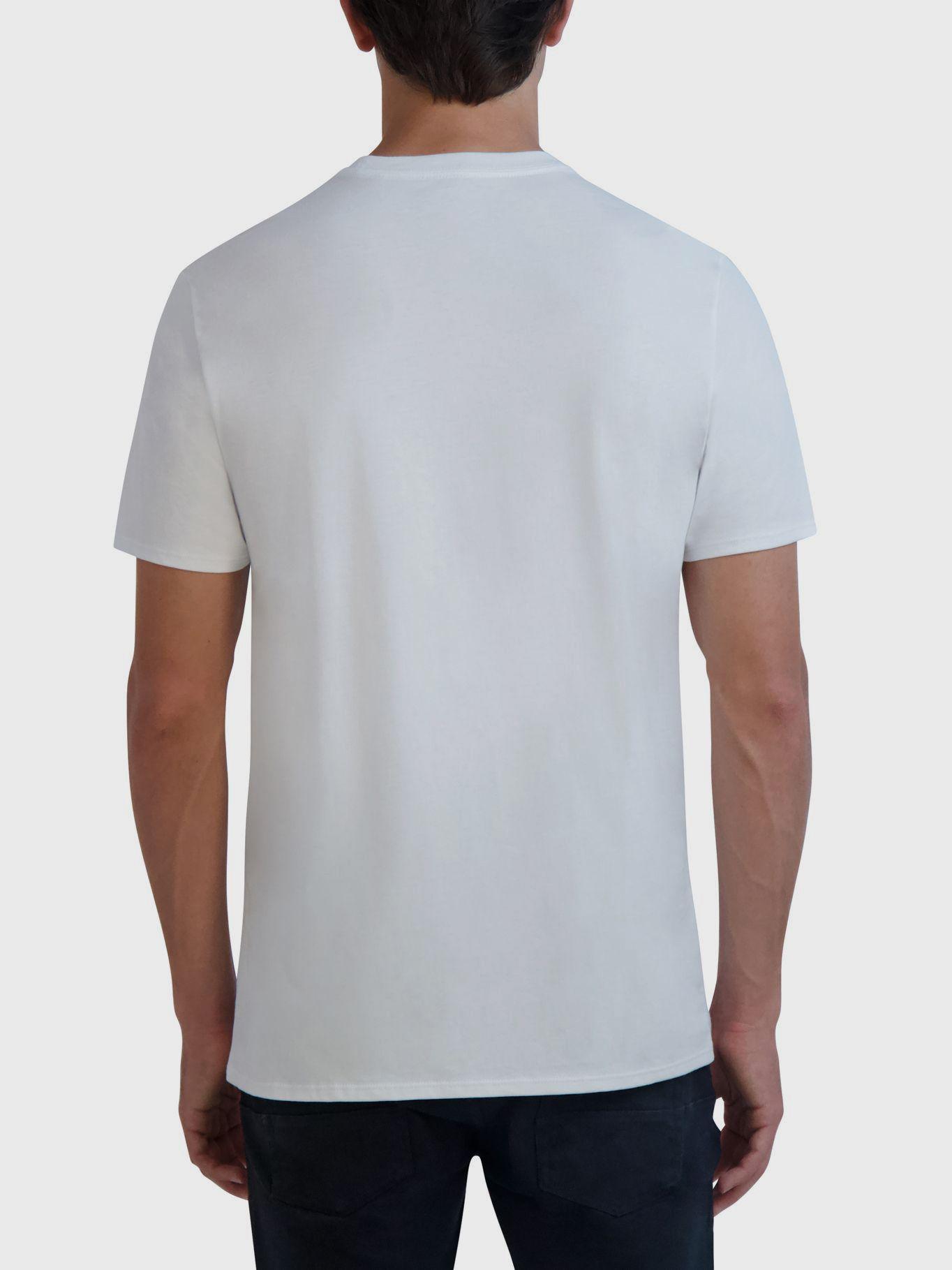 Polera graphic monograma Blanca-2