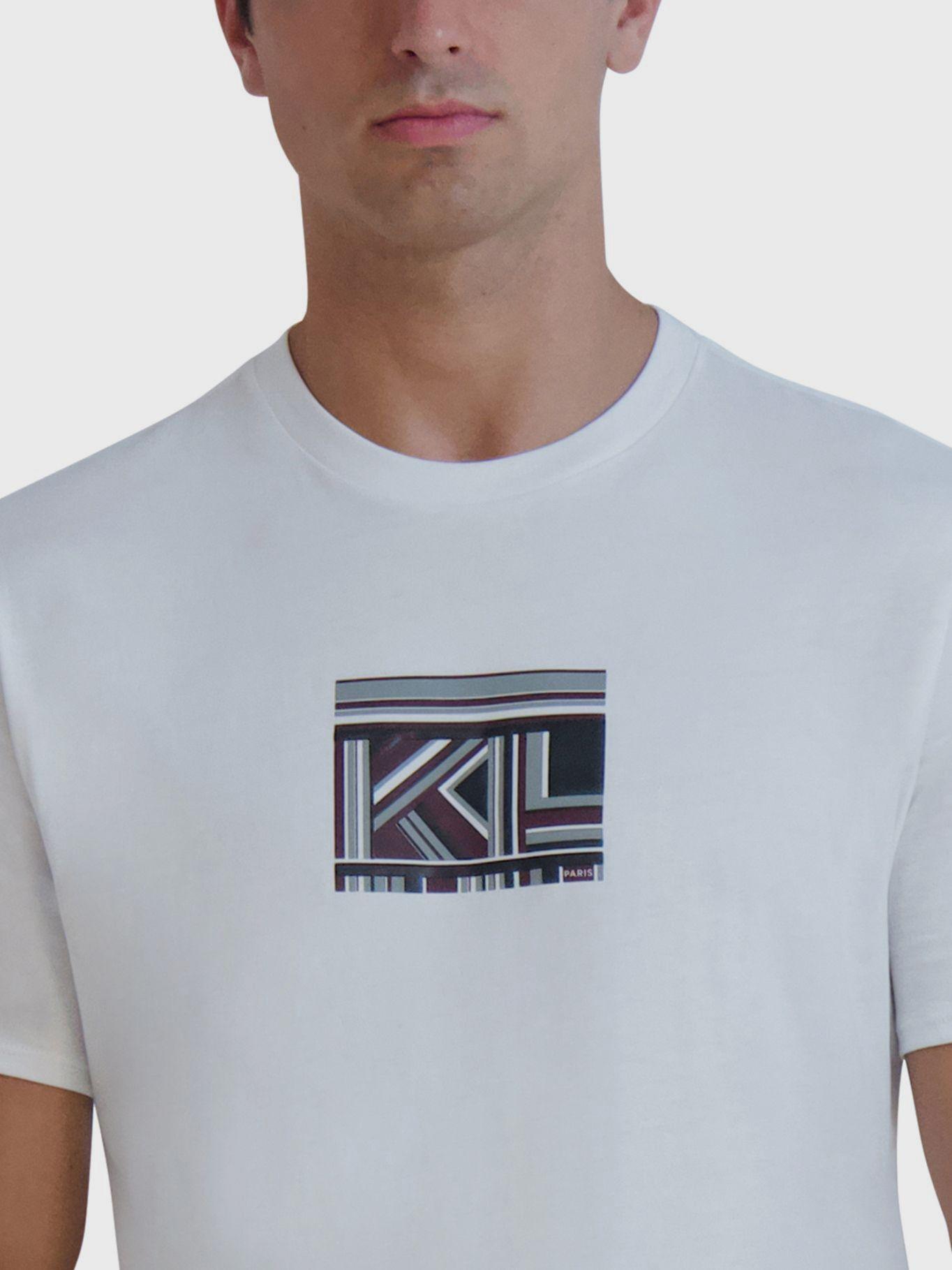 Polera graphic monograma Blanca-4
