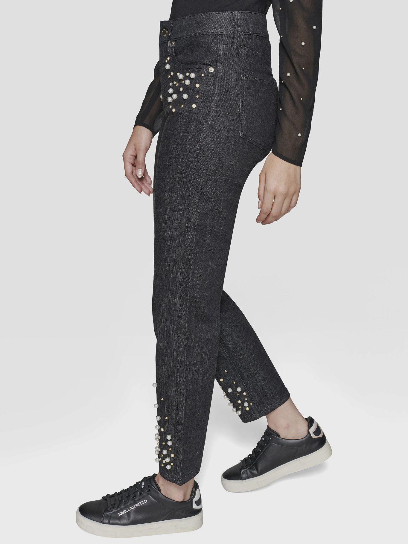 Jeans pearl Negro Karl Lagerfeld-4