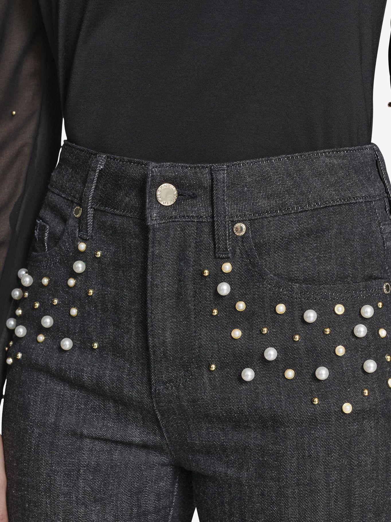 Jeans pearl Negro Karl Lagerfeld-5
