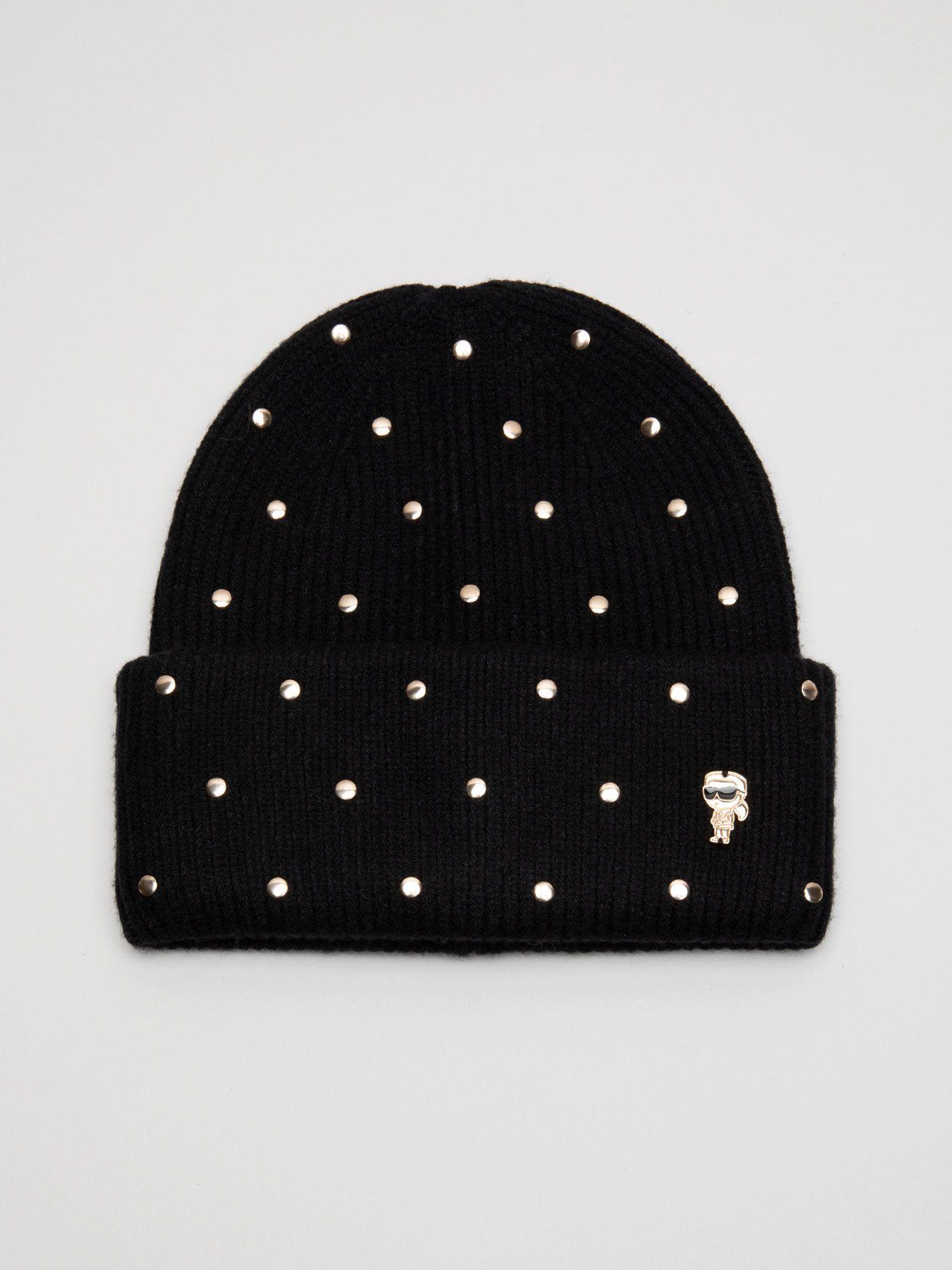 Gorro K / Seasonal Ikon Beanie Negro Karl Lagerfeld-0