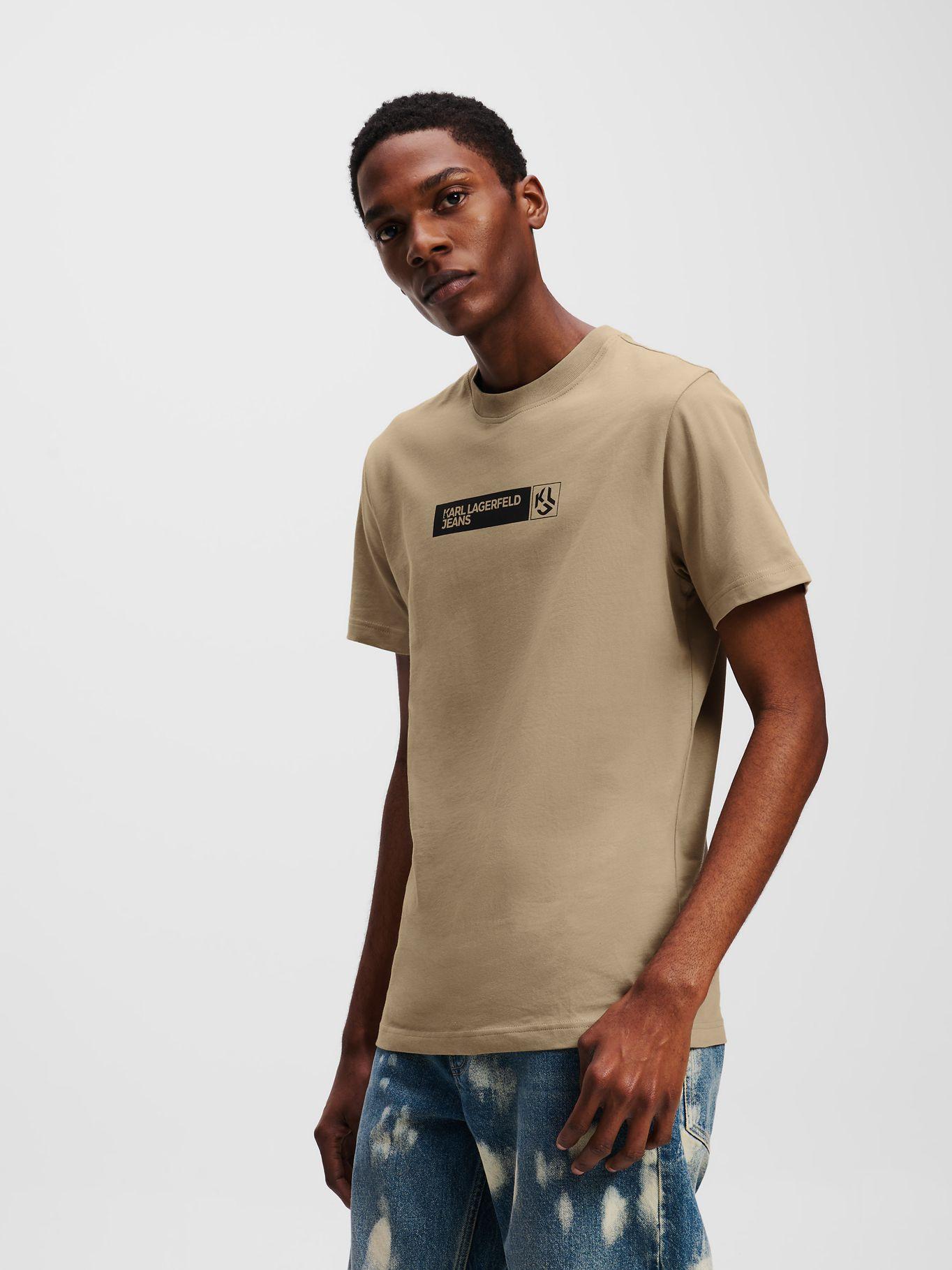 Polera slim graphic Negro Karl Lagerfeld-0