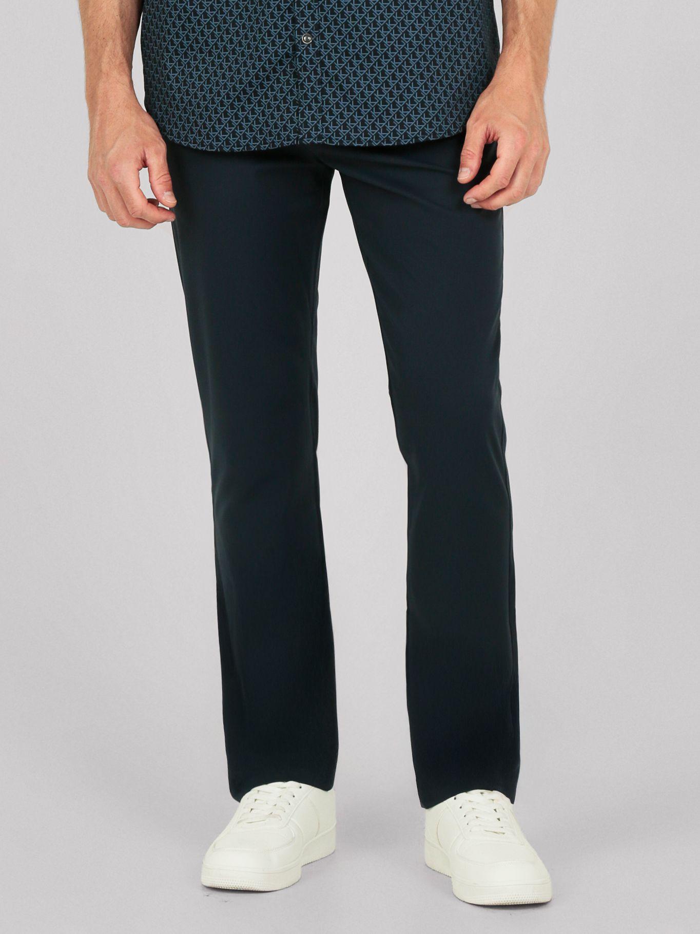 Pantalón de golf con frente plano Azul Karl Lagerfeld-1