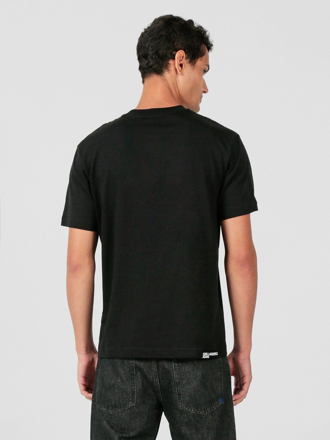 Polera regular y logo Negro Karl Lagerfeld-2