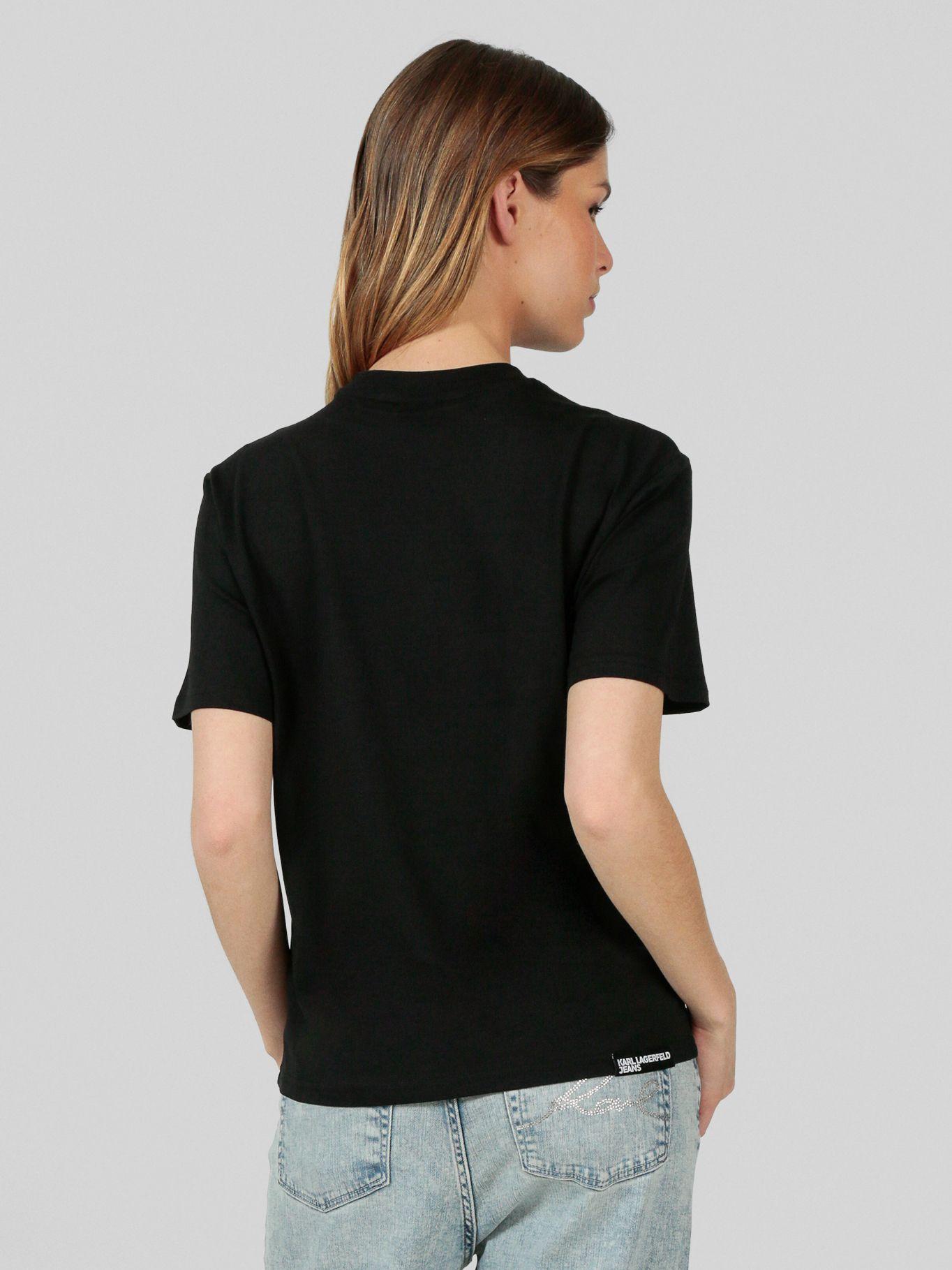 Polera regular - K/ESSENTIAL Negro Karl Lagerfeld-2