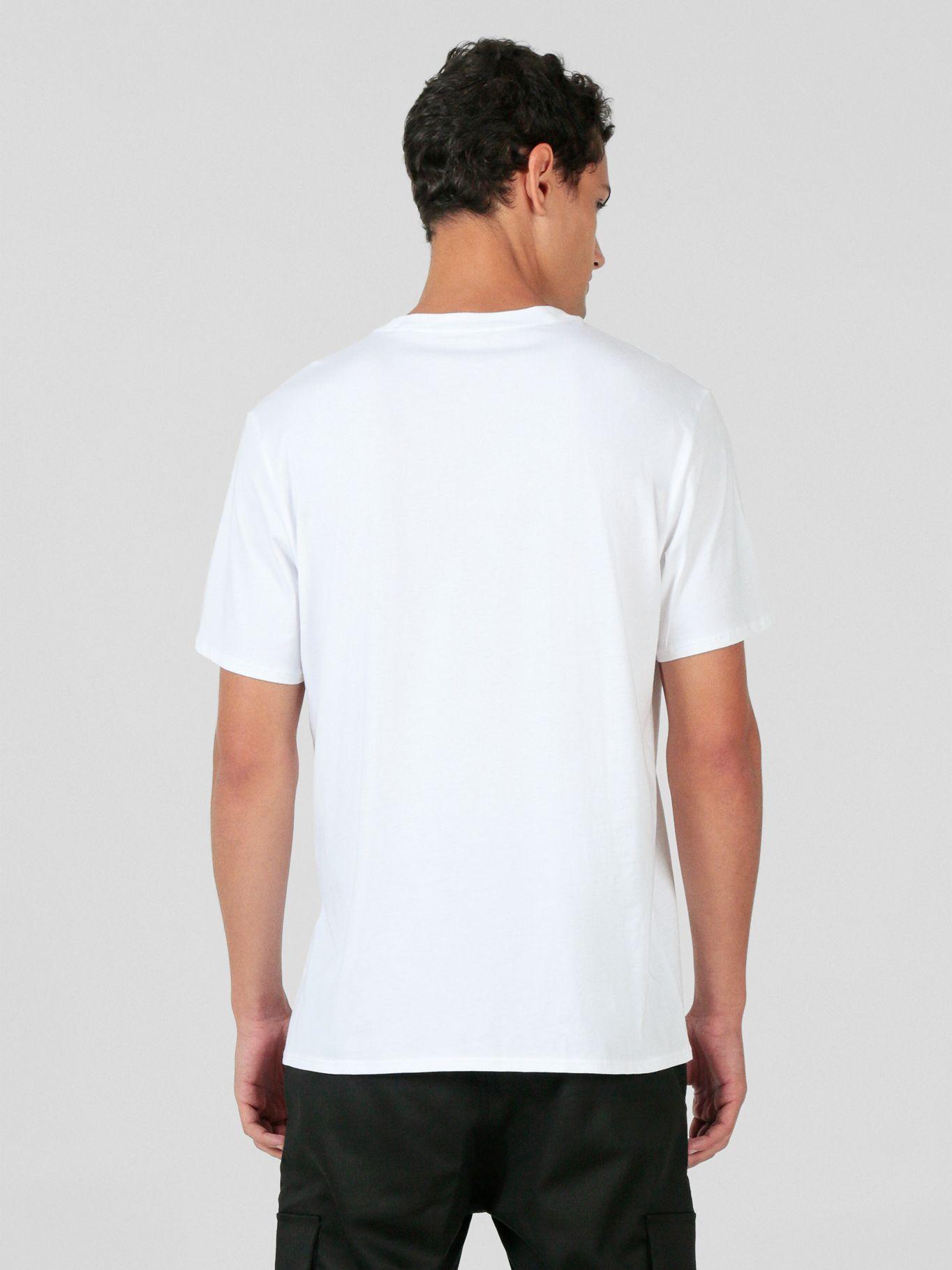 Polera esencial de manga corta Blanco Karl Lagerfeld-2