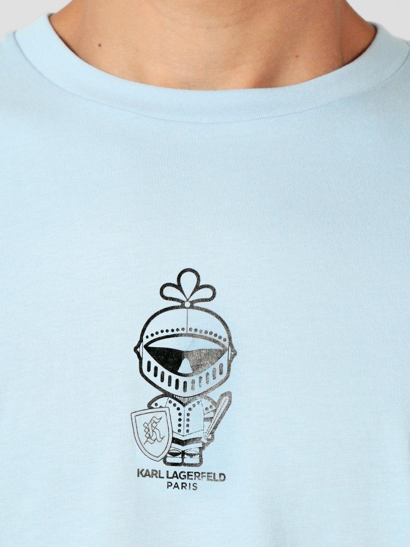 Polera con - logo Karl Amour Azul Karl Lagerfeld-4