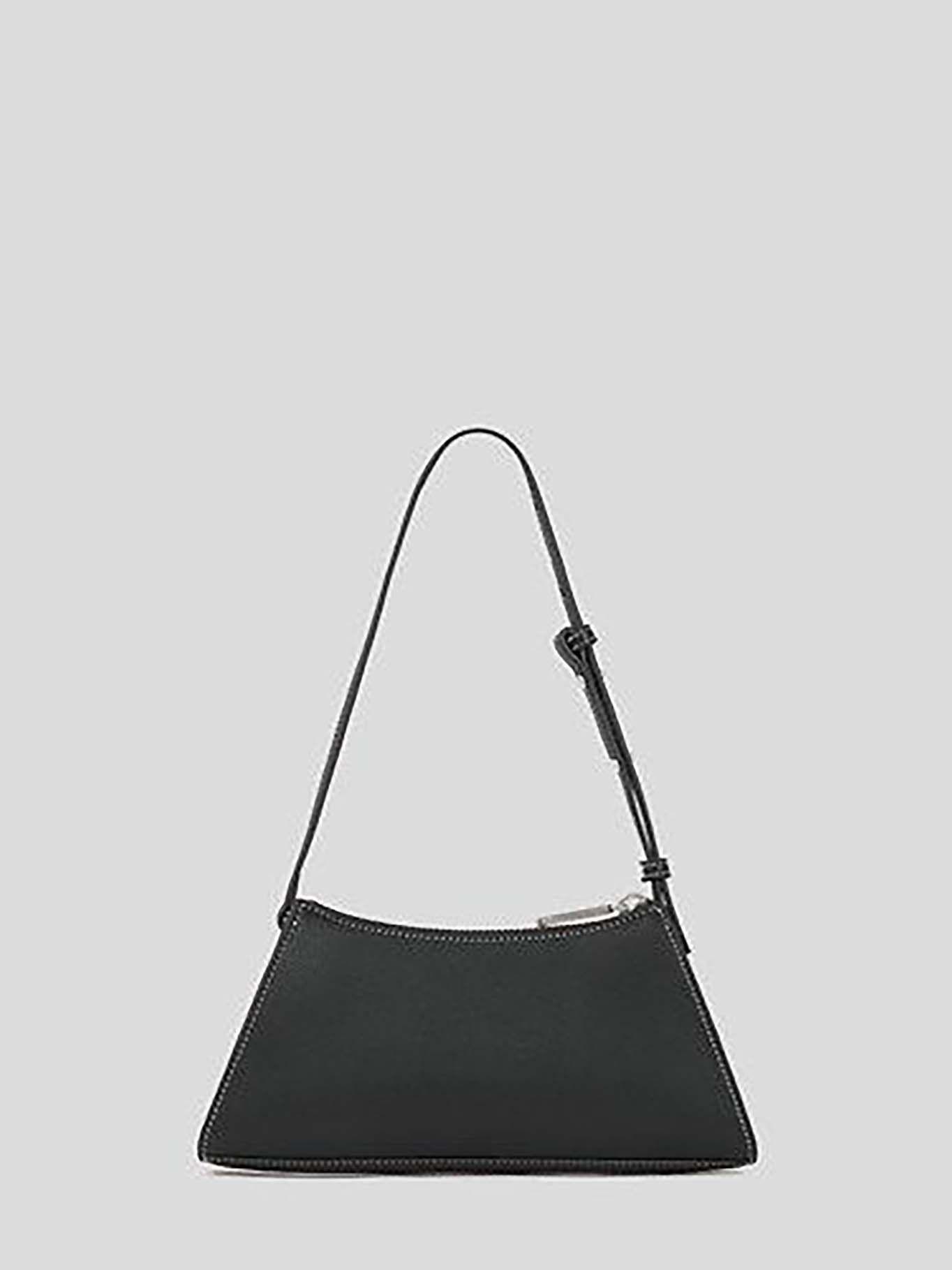 Cartera hombro pequeña logo metal Negro Karl Lagerfeld-2