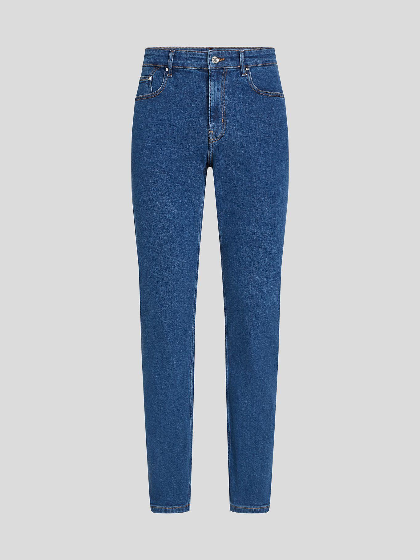 Jeans slim con IKON bordado Celeste Karl Lagerfeld-0