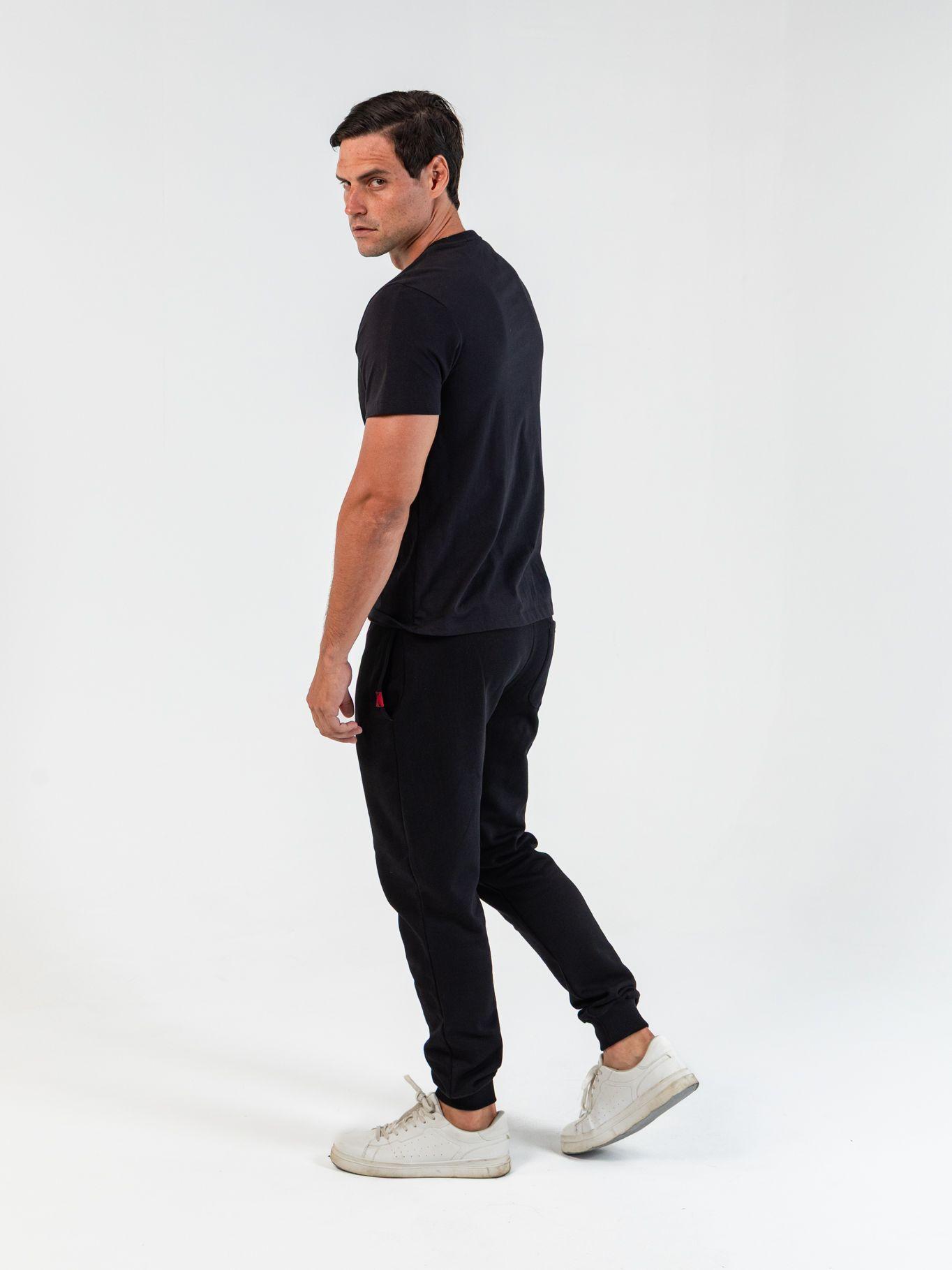 Polera essential con firma bordada Negro Karl Lagerfeld-2