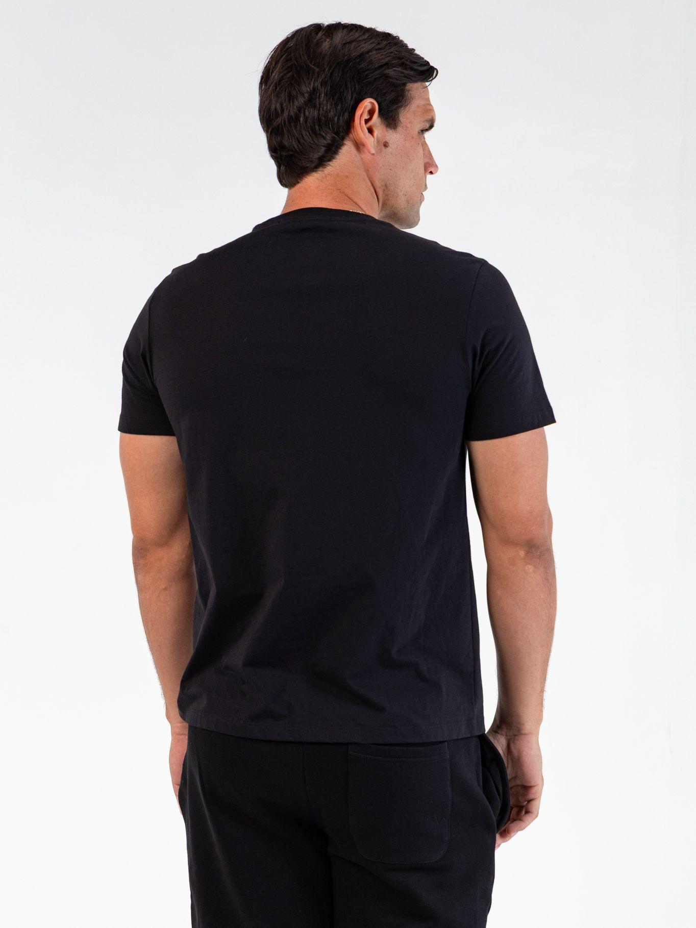 Polera essential con firma bordada Negro Karl Lagerfeld-3