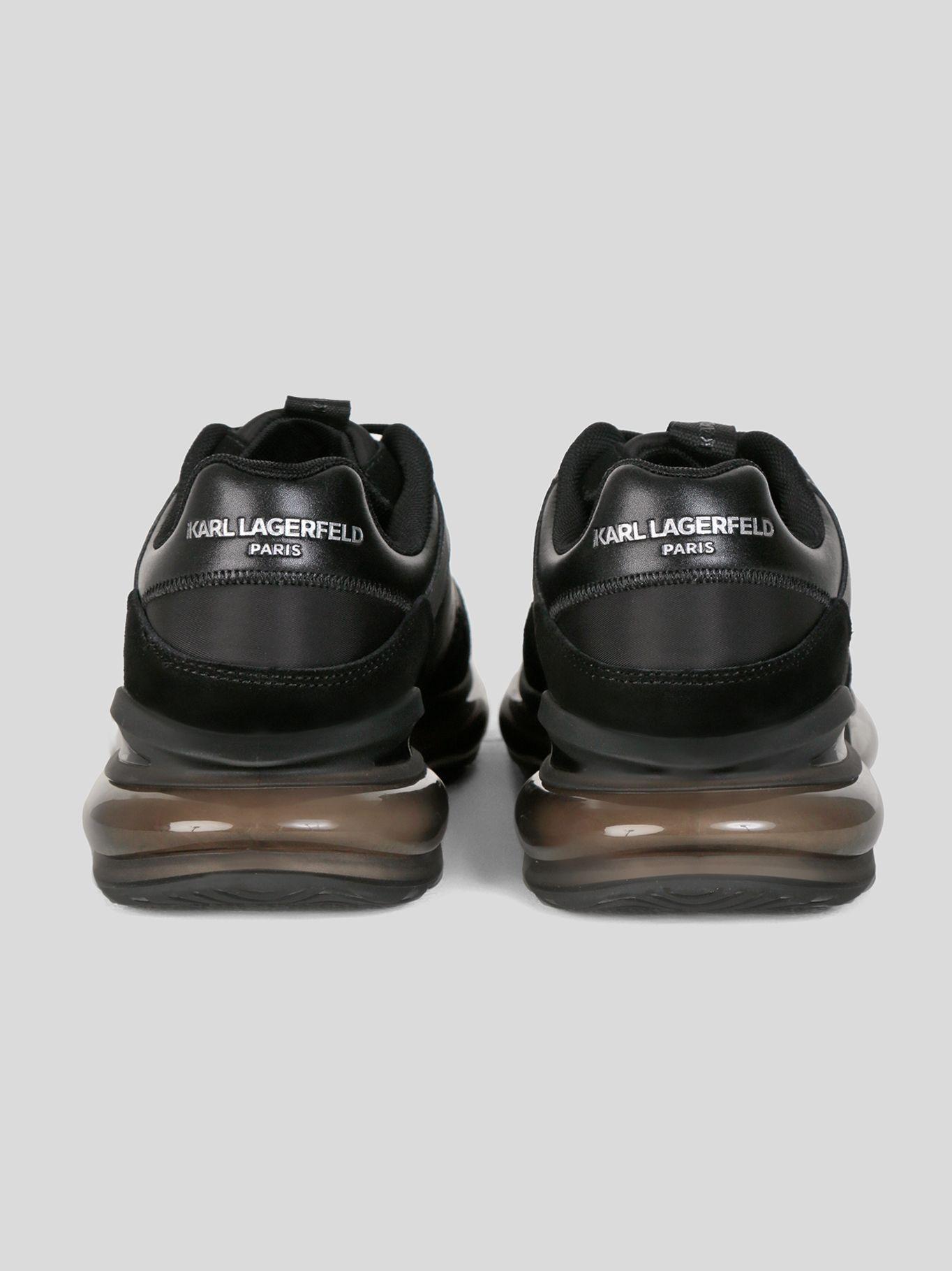 Zapatillas deportiva con logo en perfil lateral Negro-2
