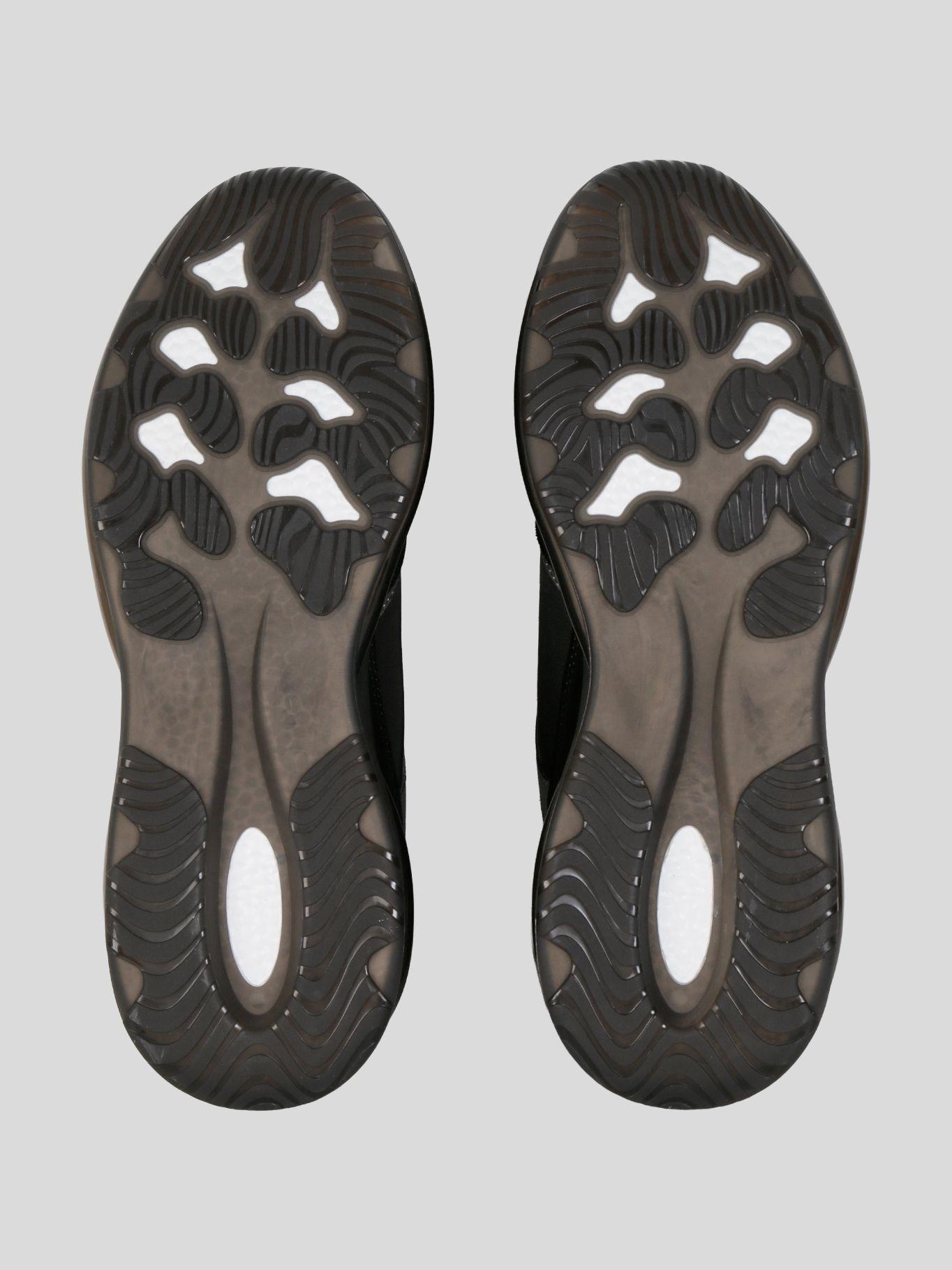 Zapatillas deportiva con logo en perfil lateral Negro-4