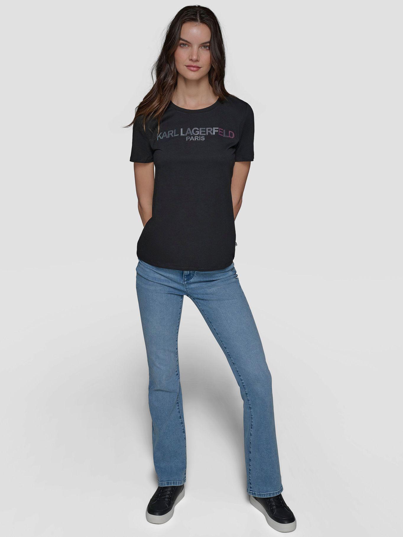Polera con logo irridescent-1