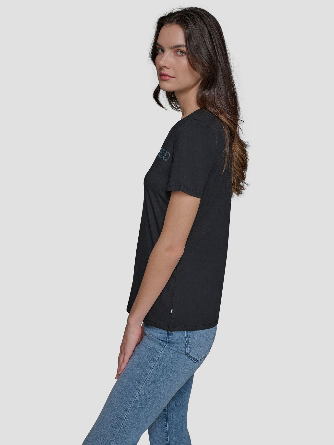 Polera con logo irridescent-2