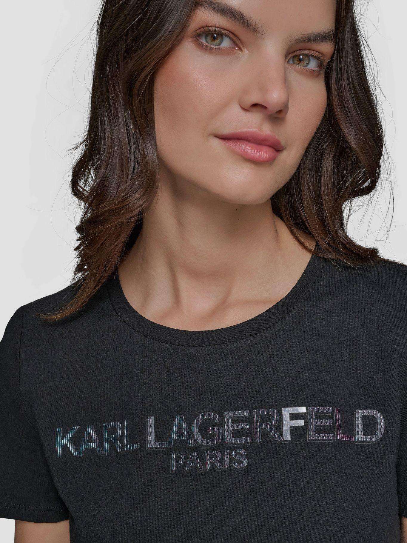 Polera con logo irridescent-4