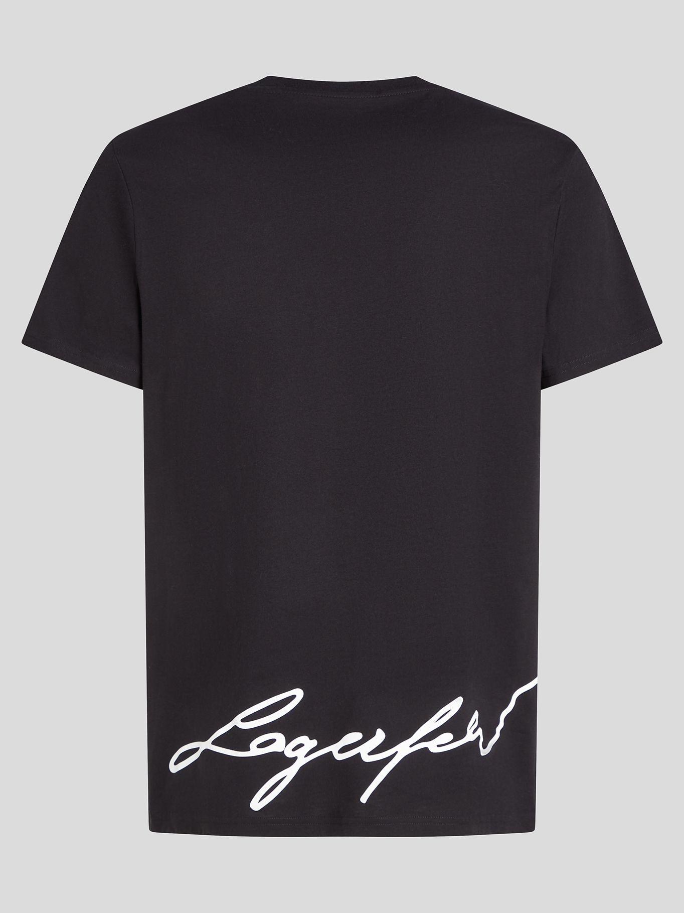 Polera con logotipo Negro Karl Lagerfeld-1