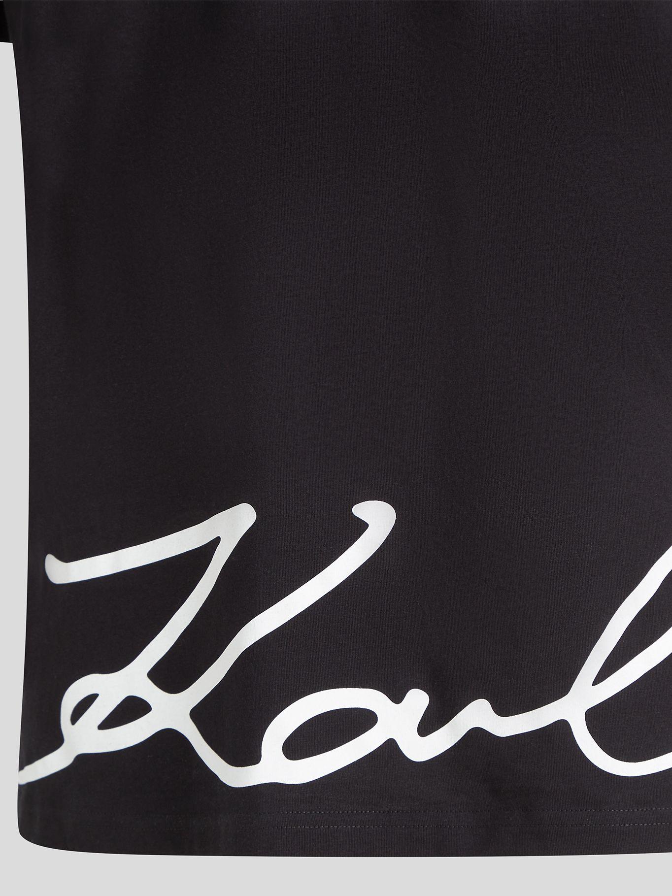 Polera con logotipo Negro Karl Lagerfeld-2