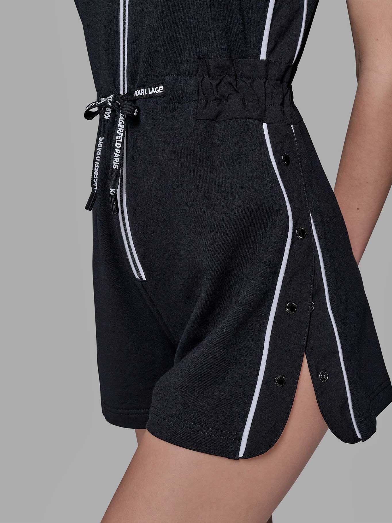 Vestido con cierre cremallera Negro Karl Lagerfeld-5