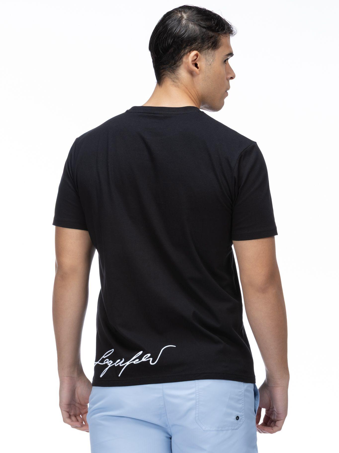 Polera signature edge Negro Karl Lagerfeld-3