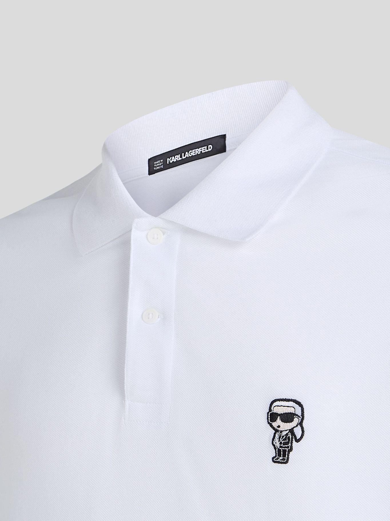Polo con IKON KARL bordado Blanco Karl Lagerfeld-2