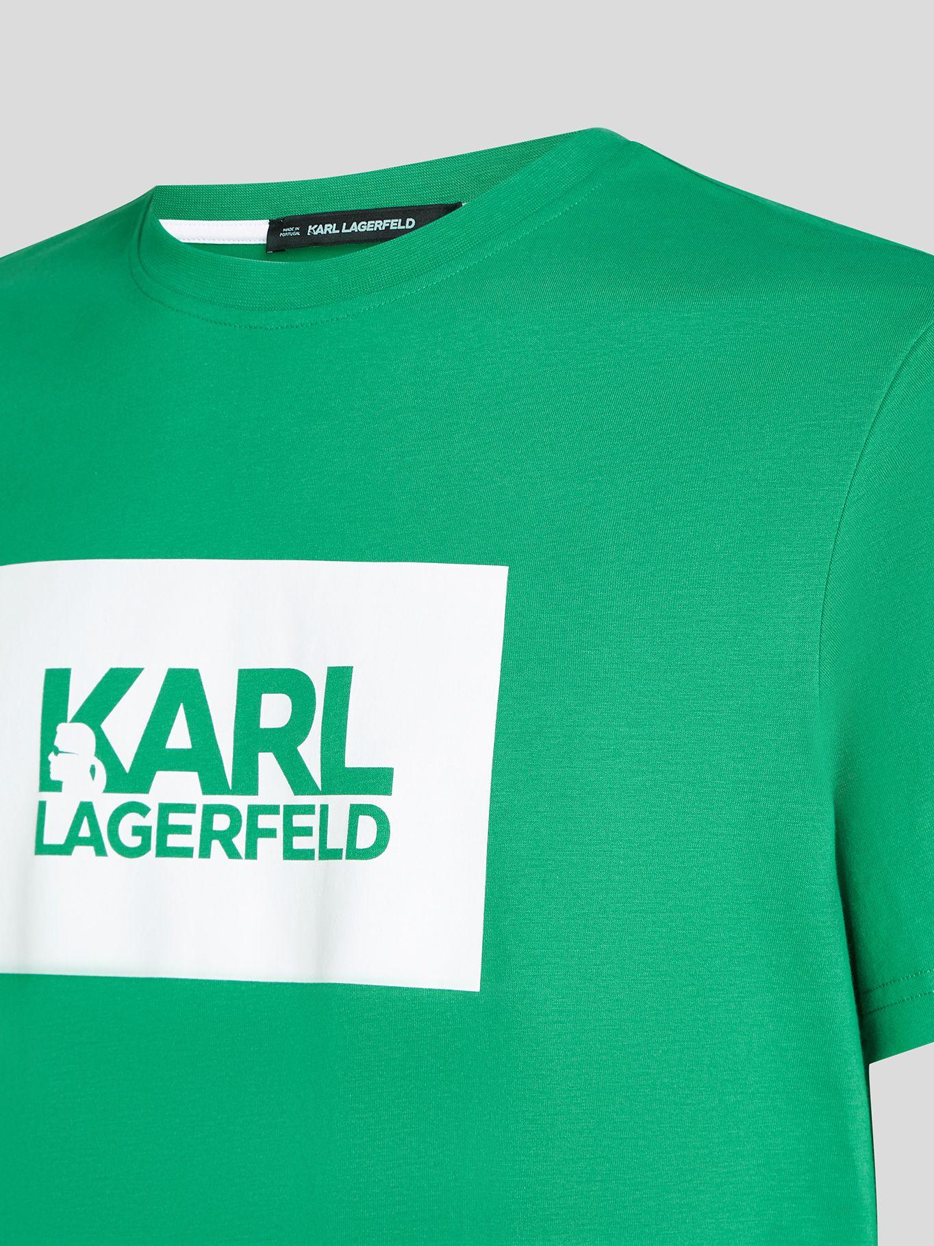 Polera con logo de KARL Verde Karl Lagerfeld-2