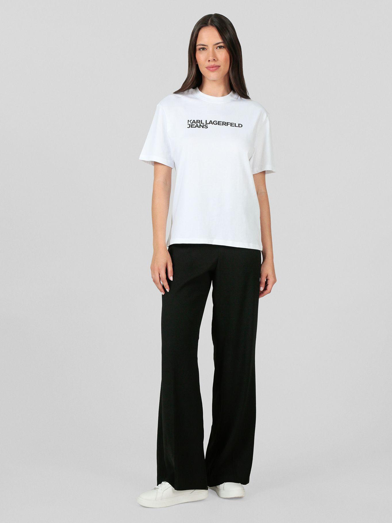 Polera regular - K/ESSENTIAL Blanco Karl Lagerfeld-1