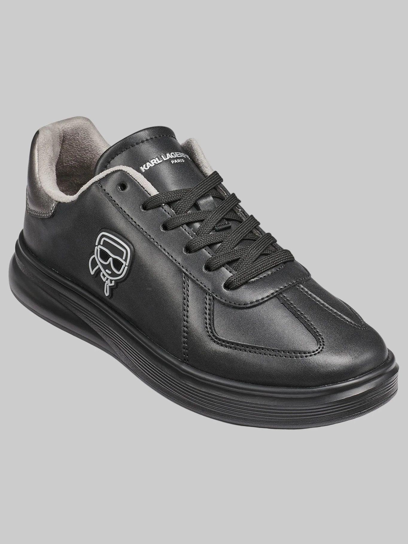 Zapatillas toe con parche de Karl Negro Karl Lagerfeld-0