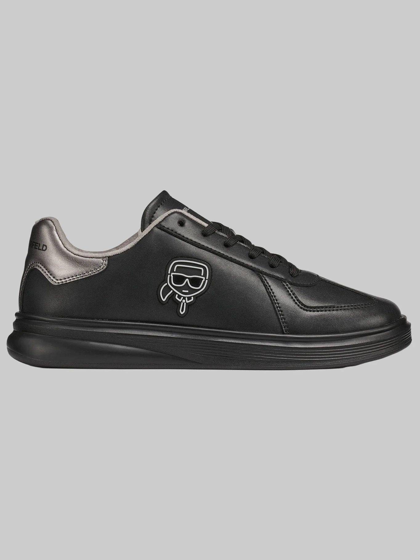 Zapatillas toe con parche de Karl Negro Karl Lagerfeld-4