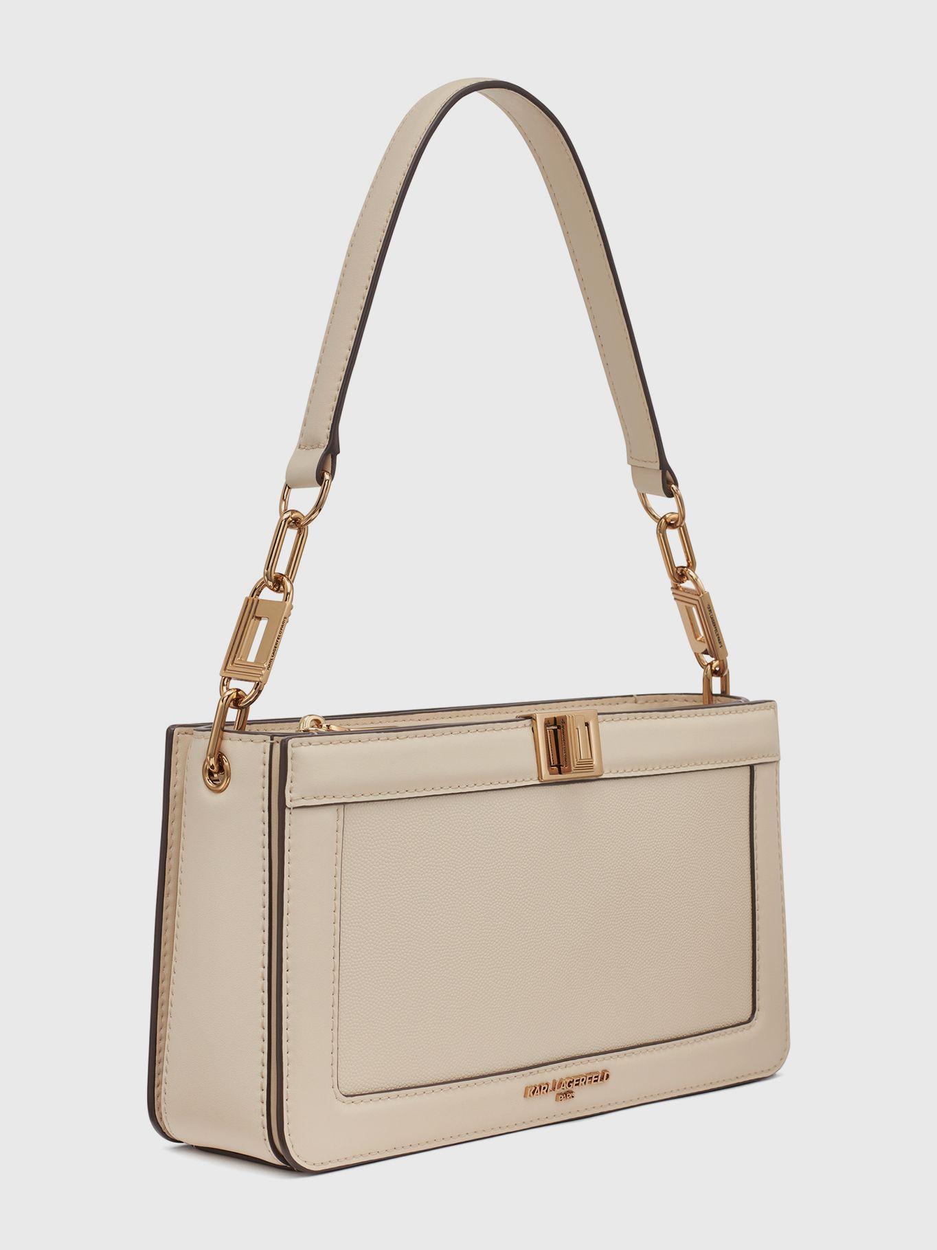 Cartera de hombro - Ivette Crema Karl Lagerfeld-3