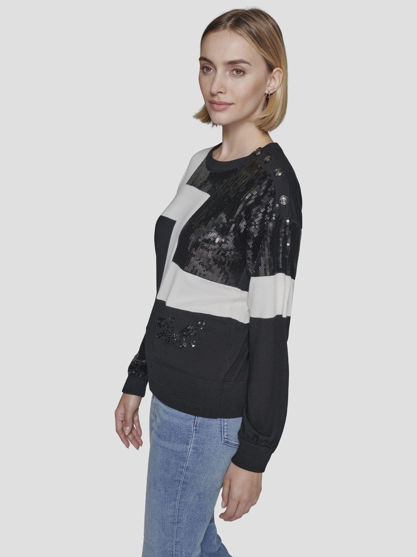 Sweater con materiales mixtos-2