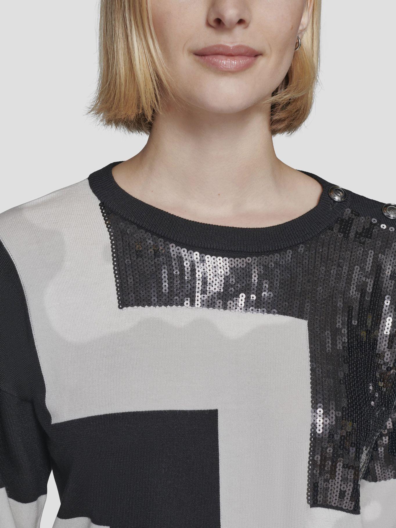 Sweater con materiales mixtos-4