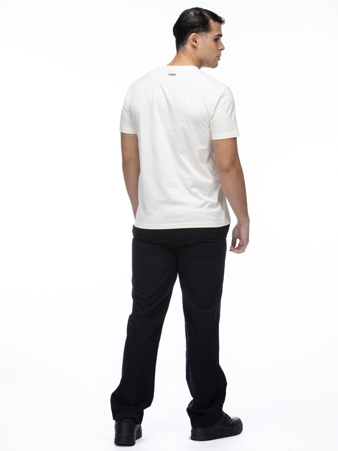 Polera estampado postal París Crema Karl Lagerfeld-2