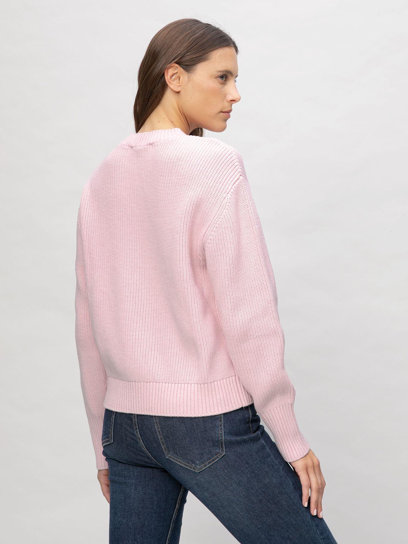 Sweater de cuello redondo Rosado Karl Lagerfeld-2