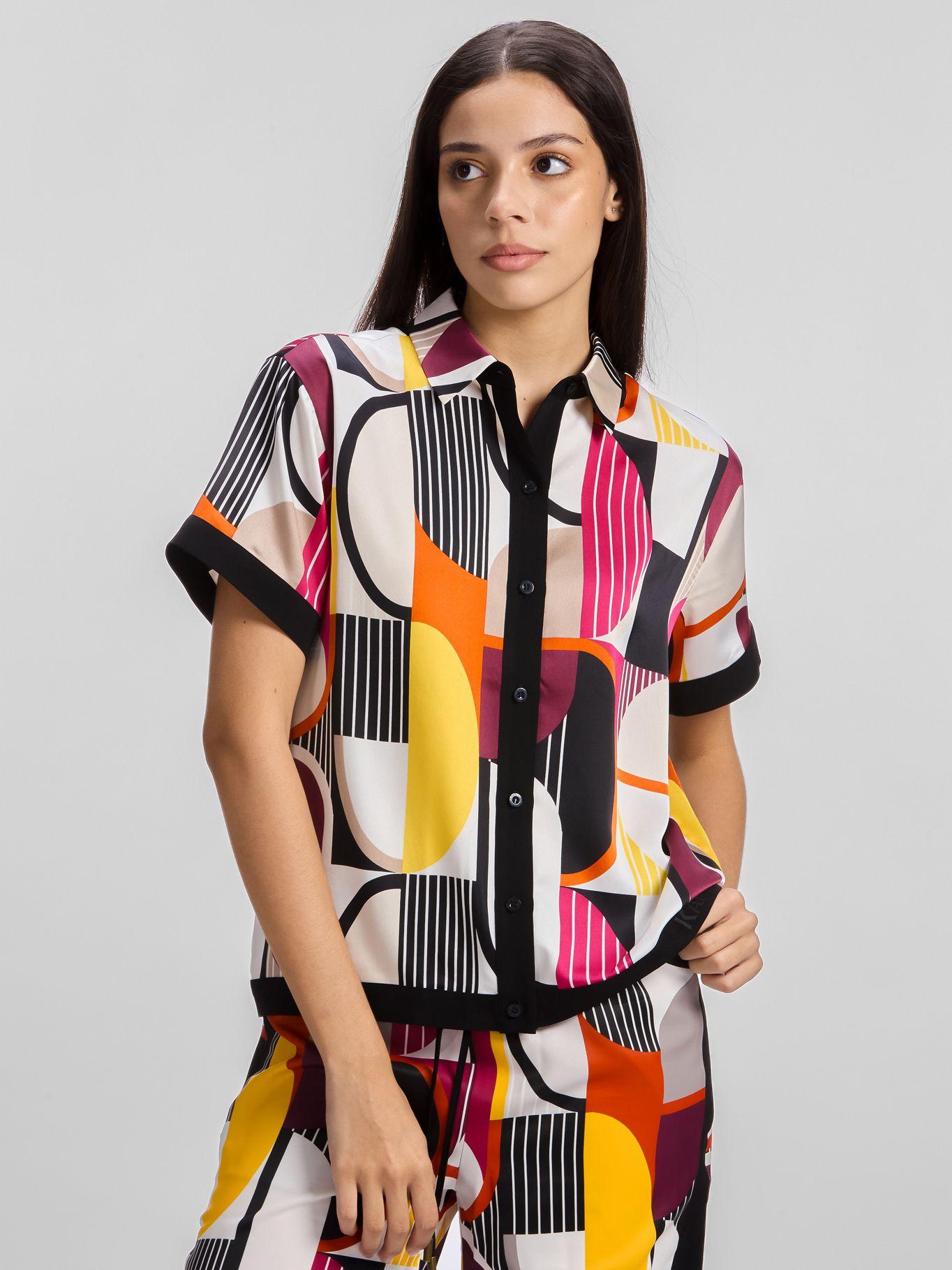 Camisa estampado manga corta Multicolor Karl Lagerfeld-0