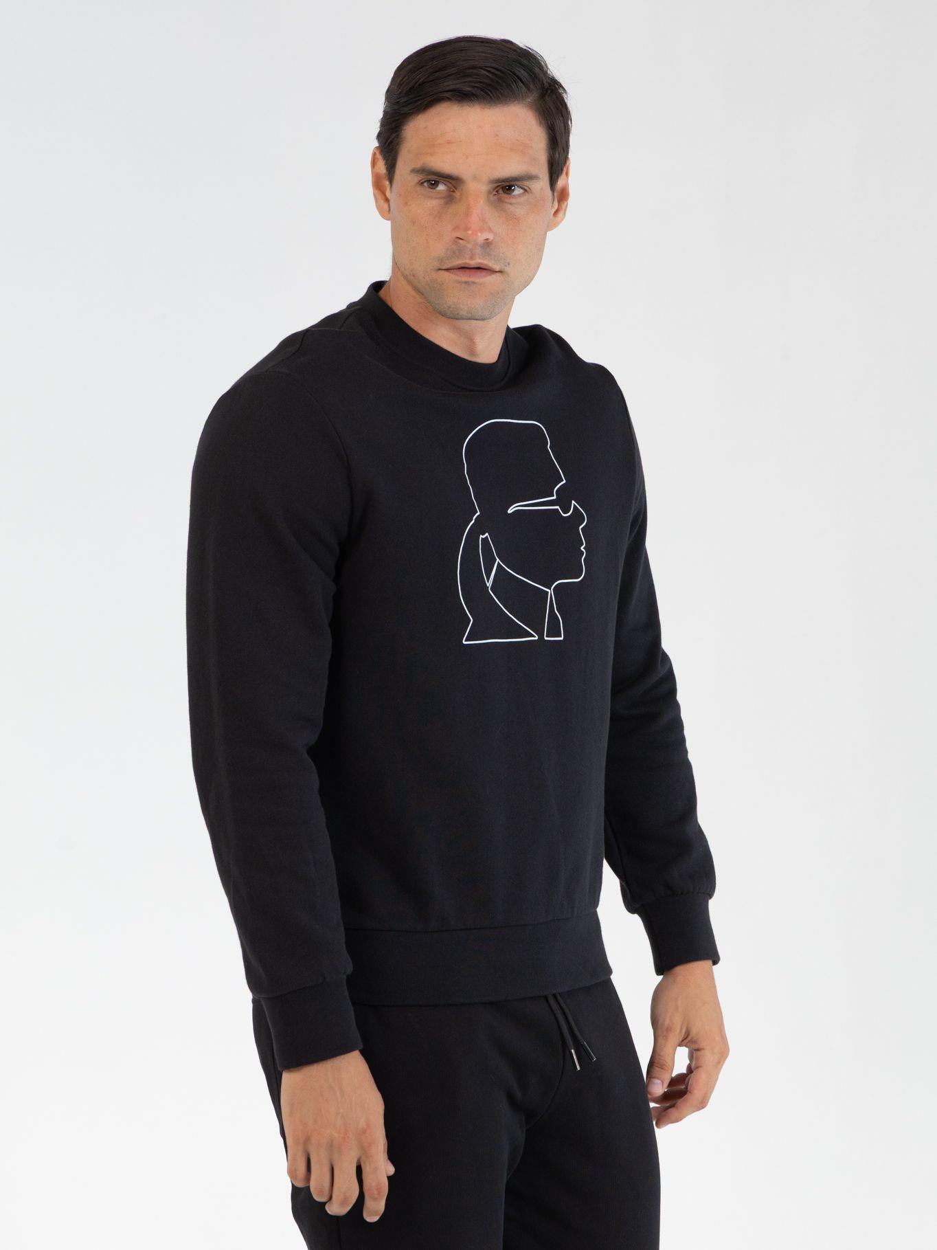 Polerón con perfil de KARL Negro Karl Lagerfeld-0