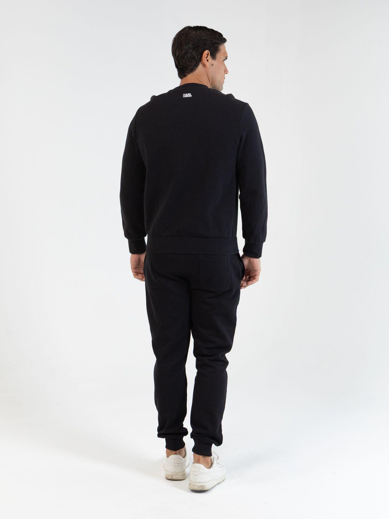 Polerón con perfil de KARL Negro Karl Lagerfeld-2