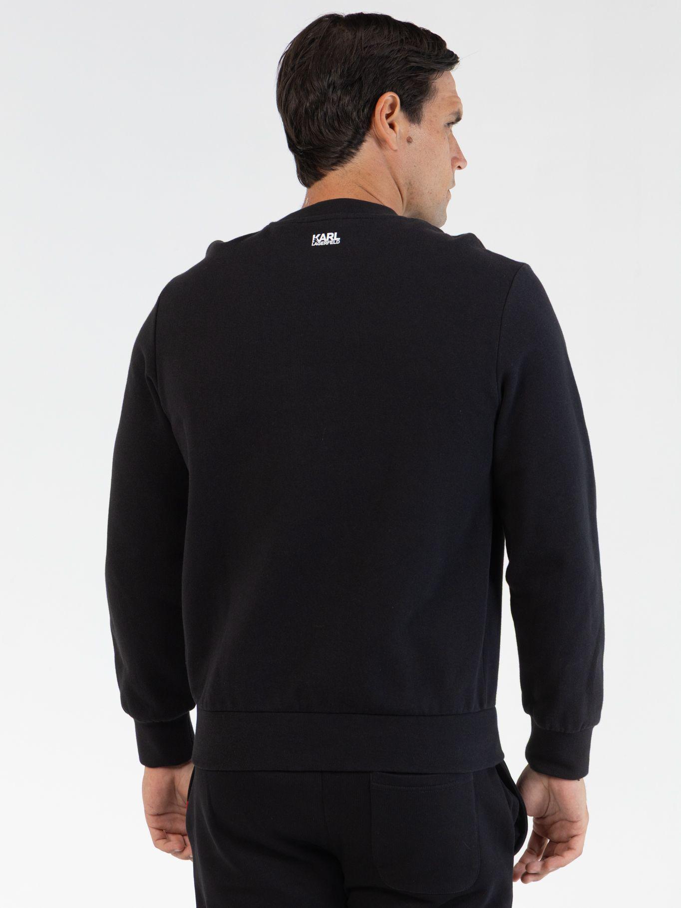 Polerón con perfil de KARL Negro Karl Lagerfeld-3
