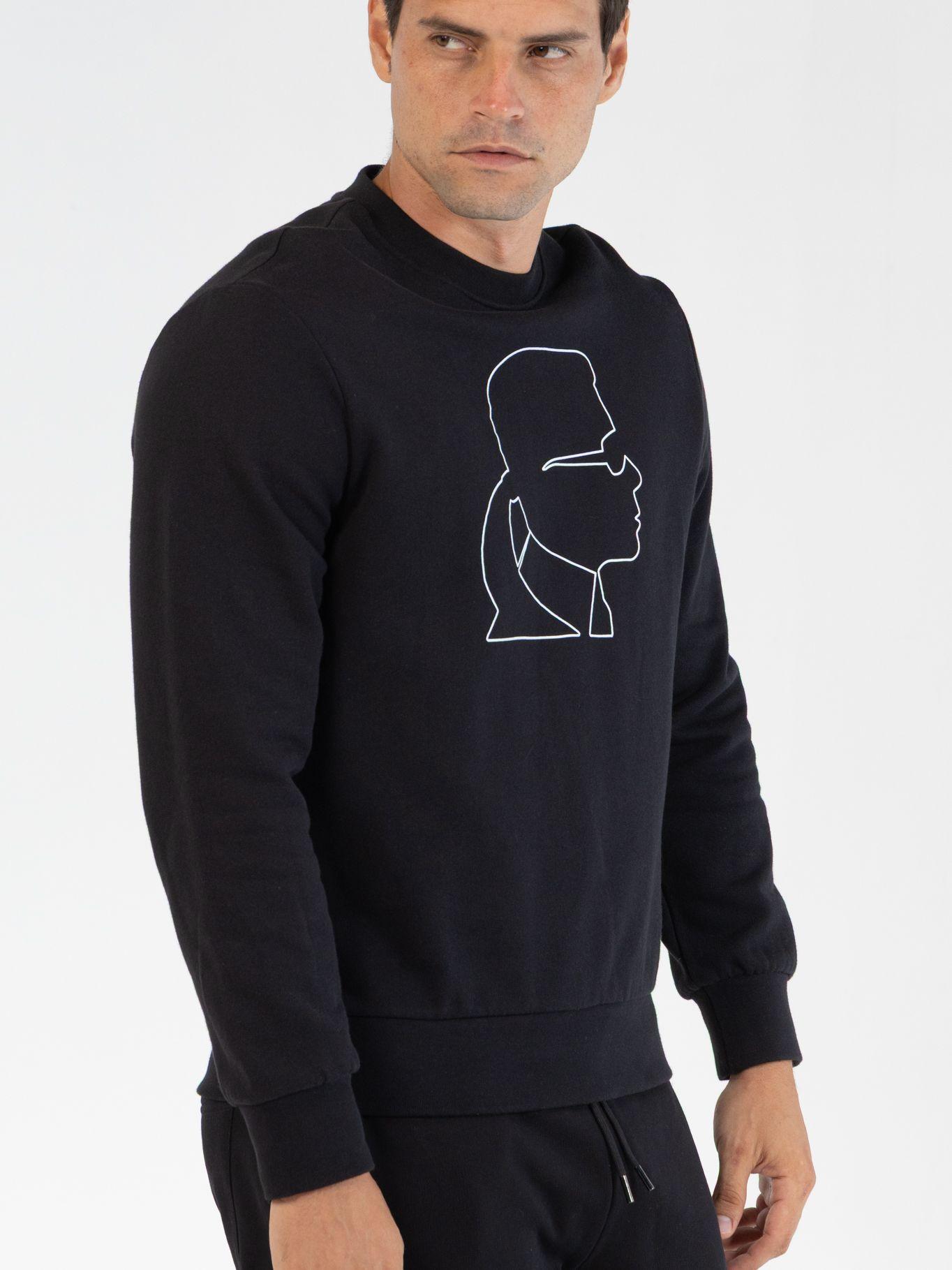 Polerón con perfil de KARL Negro Karl Lagerfeld-4