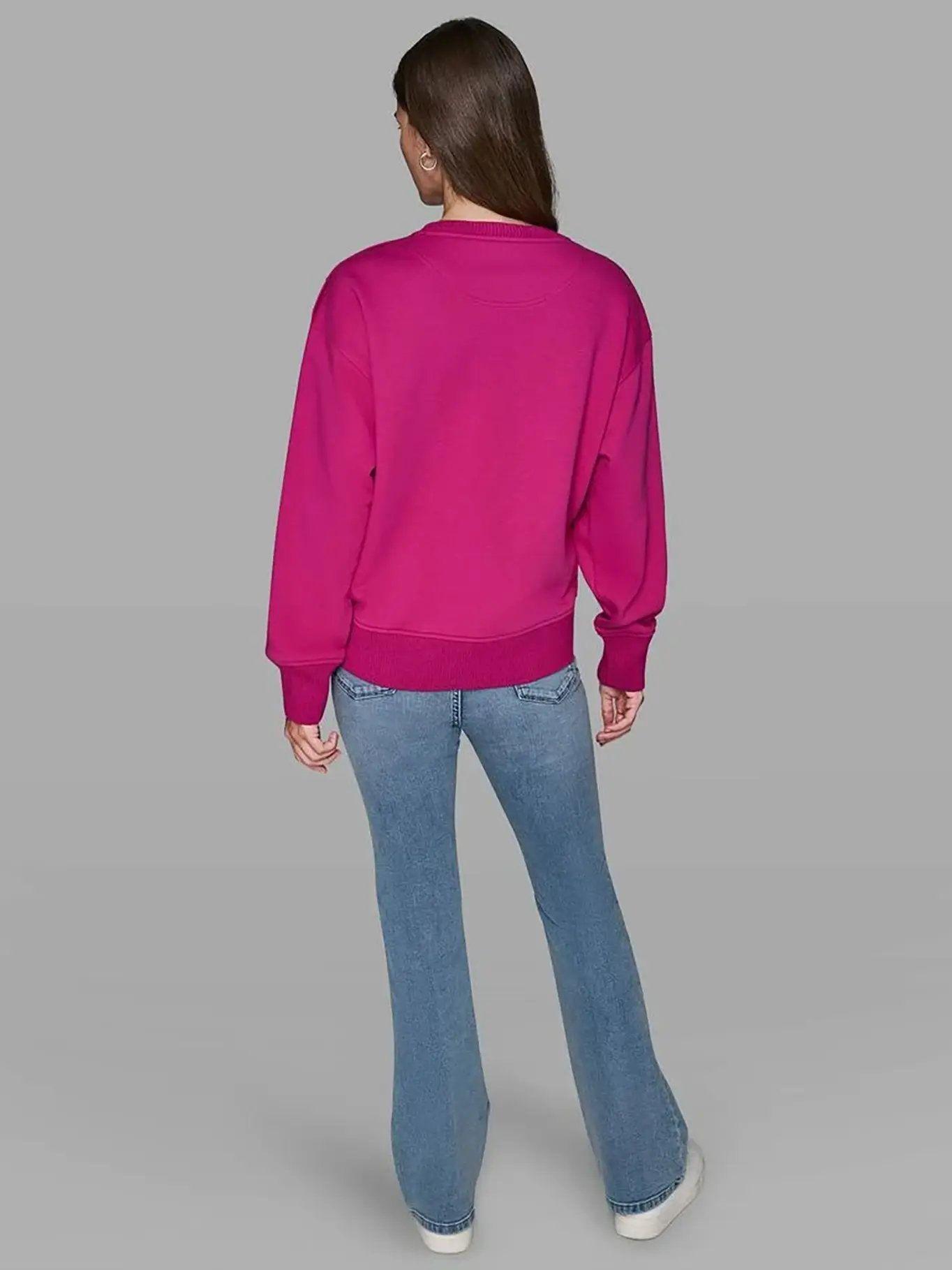 Polerón con parche de Choupette Fucsia Karl Lagerfeld-2