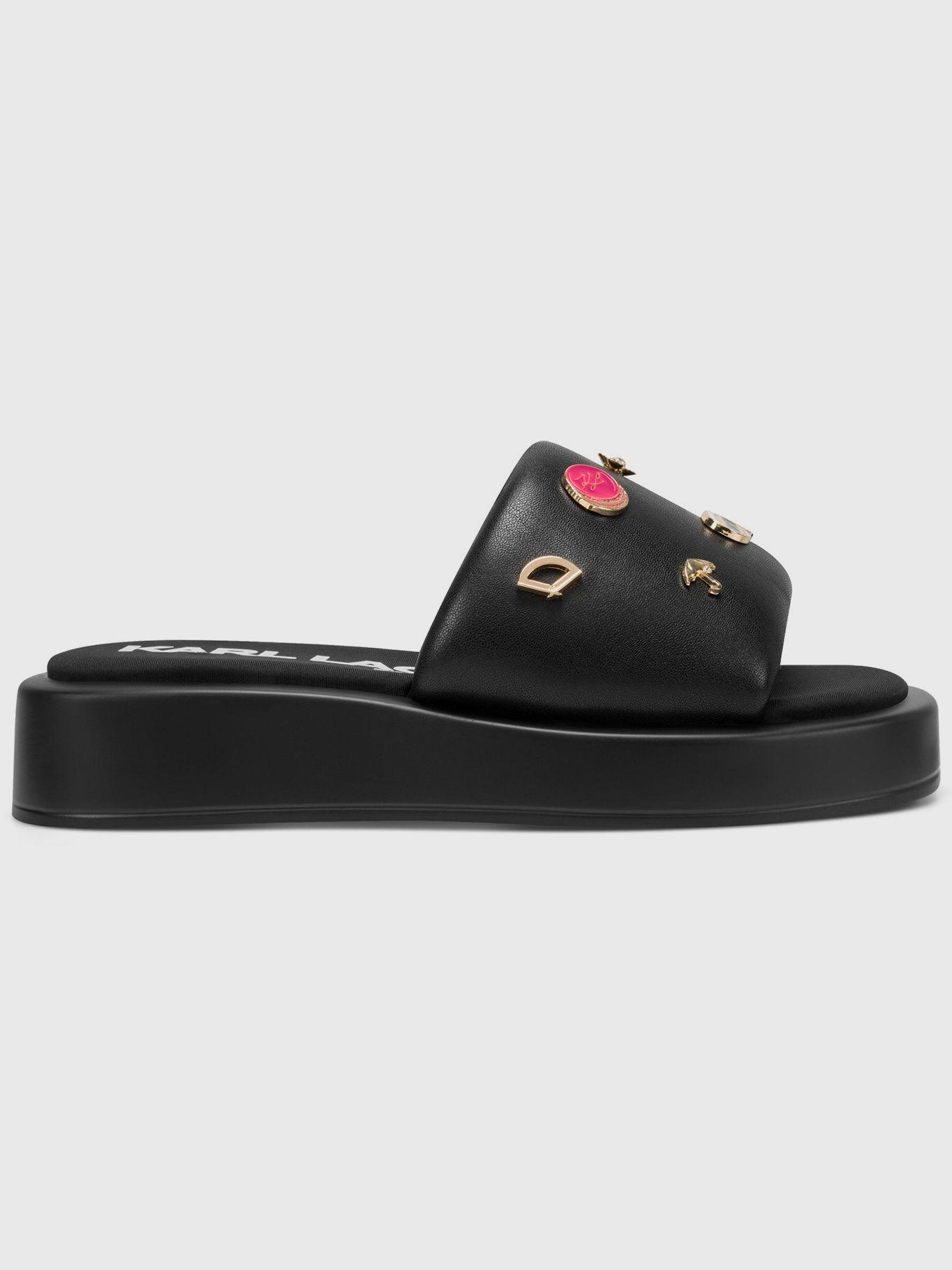 Sandalias Opal Macaron Negro Karl Lagerfeld-4