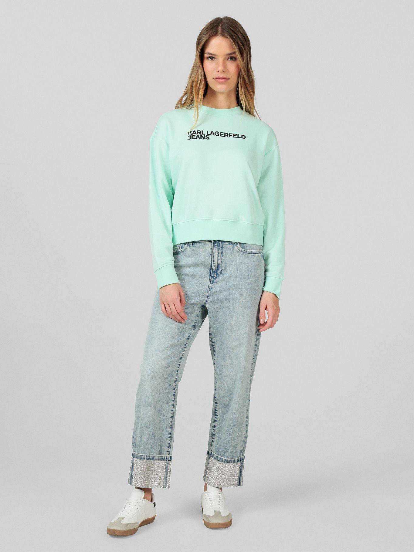 Polerón regular - K/ESSENTIAL Verde Karl Lagerfeld-1